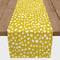 Yellow Painted Spots 16" x 90" Cotton Twill Runner